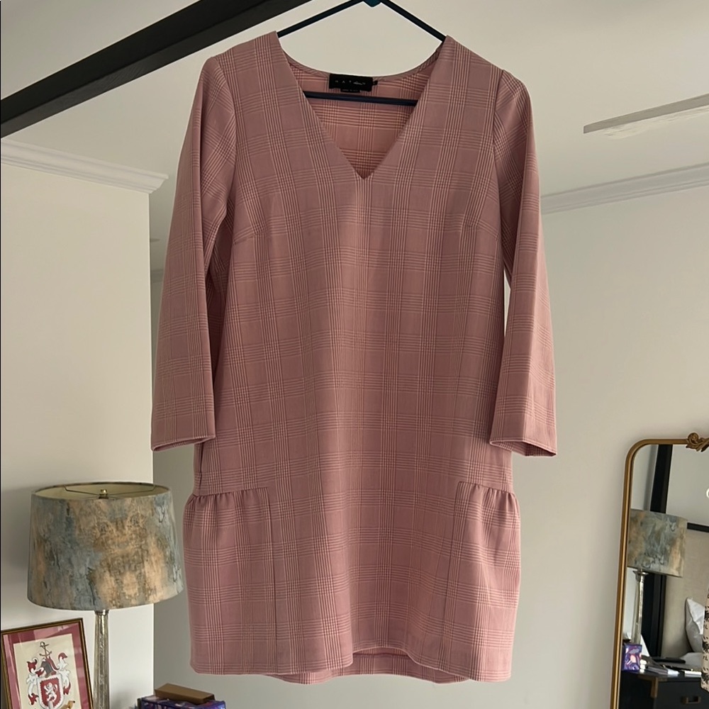 Hatch Pink Plaid Dress